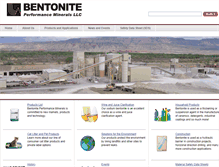 Tablet Screenshot of bentonite.com